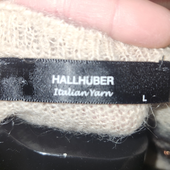 Hallhuber Italian Yarn Fair Isle Sweater Size L - Picture 3 of 7